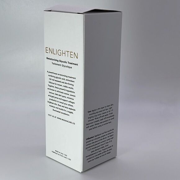 NIB MS SKINCARE ENLIGHTEN | RETEXTURIZING GLYCOLIC TREATMENT - Picture 6 of 7